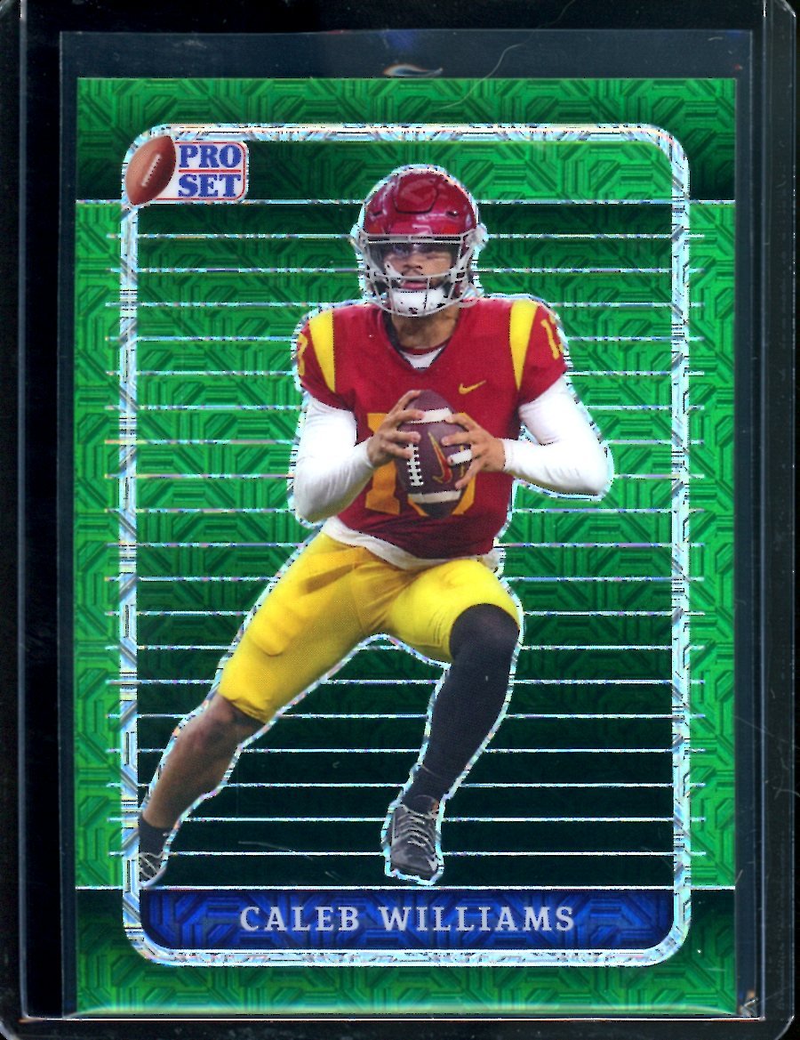 2023 Leaf Pro Set Metal Caleb Williams Green Mojo /4 USC - Trading Card Market