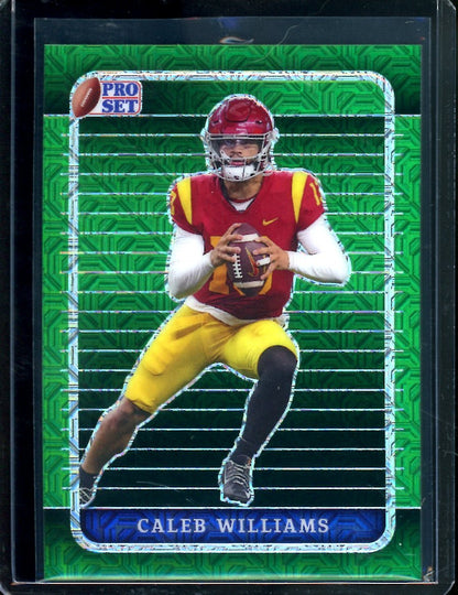 2023 Leaf Pro Set Metal Caleb Williams Green Mojo /4 USC - Trading Card Market