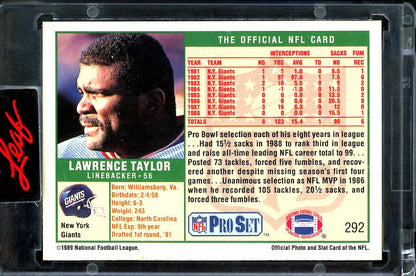 2023 Leaf Pro Set Metal Lawrence Taylor Buyback Auto /25 Giants - Trading Card Market
