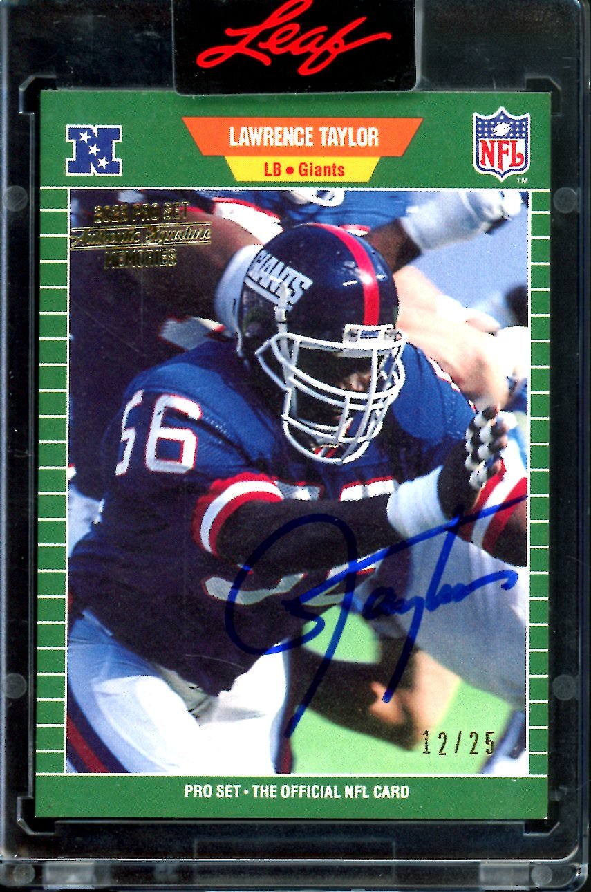 2023 Leaf Pro Set Metal Lawrence Taylor Buyback Auto /25 Giants - Trading Card Market