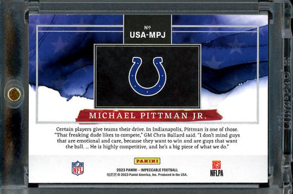 2023 Panini Impeccable Michael Pittman Jr. Troy Silver Oz. Bar /20 Colts - Trading Card Market