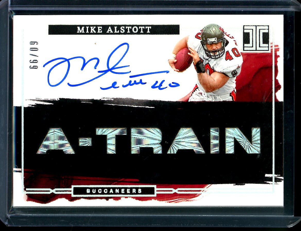 2023 Panini Impeccable Mike Alstott "A - Train" Auto /99 Buccaneers - Trading Card Market