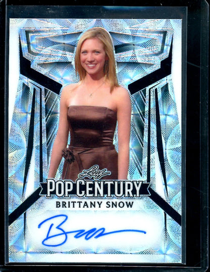 2023 Leaf Pop Century Brittany Snow Auto Choice /12 - Trading Card Market