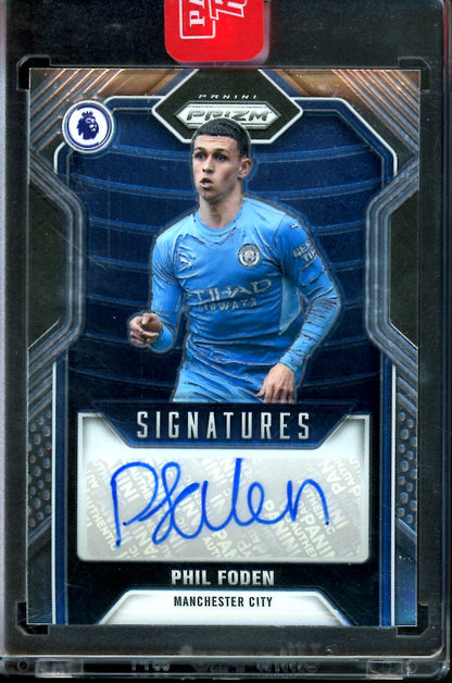 2021/22 Panini Prizm Phil Foden Auto Manchester City