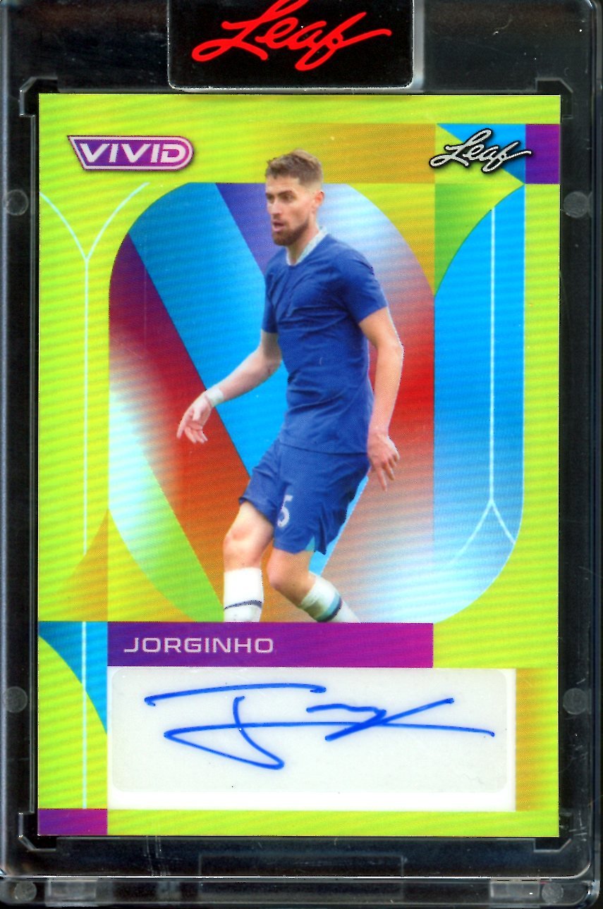 2022 Leaf Vivid Soccer Jorginho Auto /10 - Trading Card Market