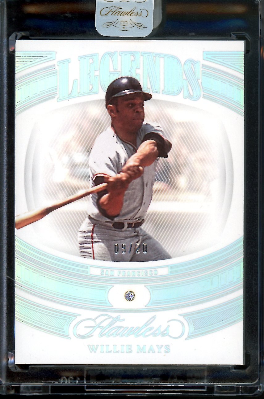 2023 Panini Flawless Willie Mays Legends Diamond /20 Giants - Trading Card Market
