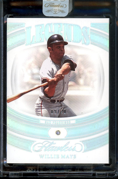 2023 Panini Flawless Willie Mays Legends Diamond /20 Giants - Trading Card Market
