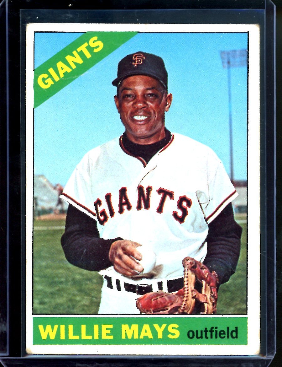 1966 Topps Willie Mays Giants - Trading Card Market