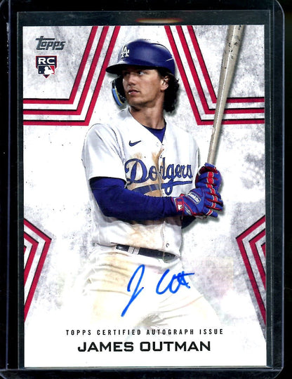 2023 Topps James Outman Rookie Auto Dodgers - Trading Card Market