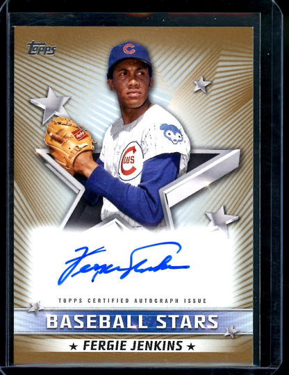 2022 Topps Fergie Jenkins Baseball Stars Auto Gold /50 Cubs - Trading Card Market