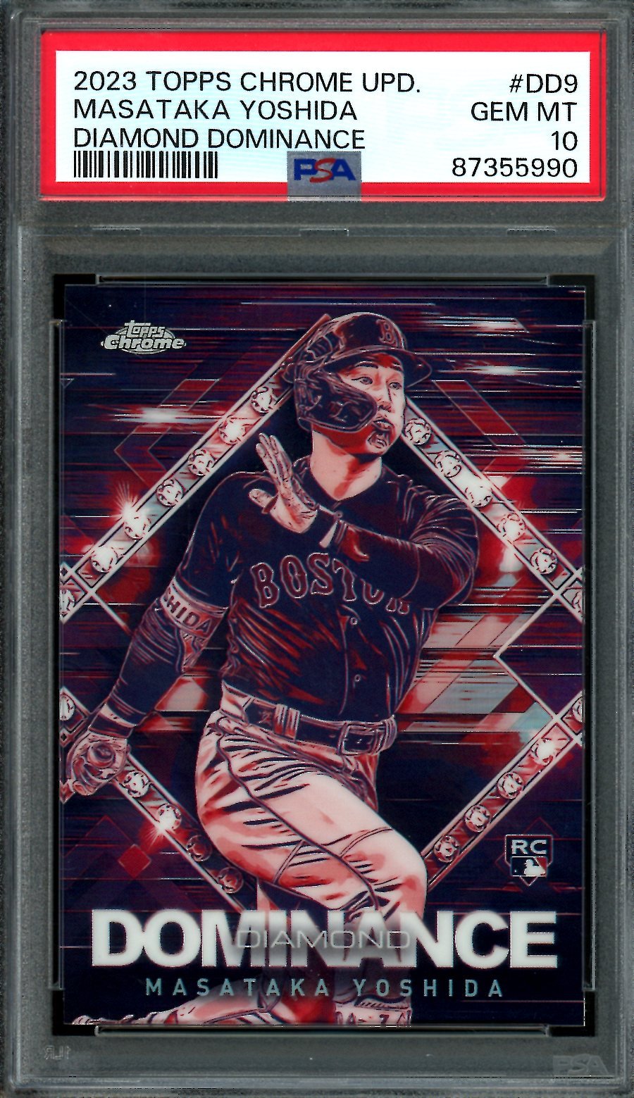 2023 Topps Chrome Masataka Yoshida Rookie Dominance PSA 10 Red Sox - Trading Card Market