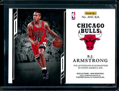 2022/23 Panini Noir B.J. Armstrong Auto /99 Bulls - Trading Card Market