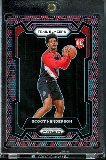 2023/24 Panini Prizm Scoot Henderson Rookie Snakeskin SSP Trail Blazers - Trading Card Market