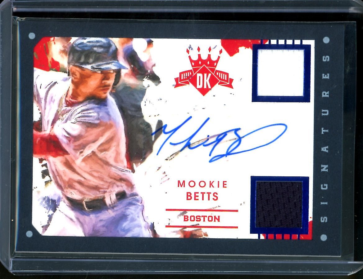 2016 Panini Diamond Kings Mookie Betts Patch Auto Blue /49 Red Sox - Trading Card Market