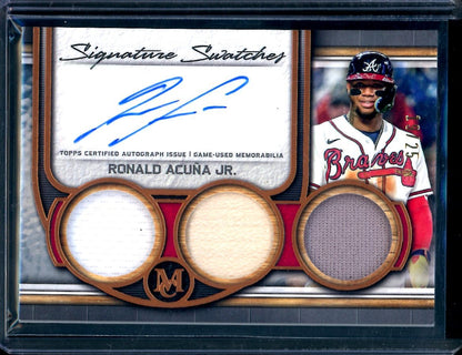 2023 Topps Museum Ronald Acuna Jr. Patch Auto /25 Braves - Trading Card Market