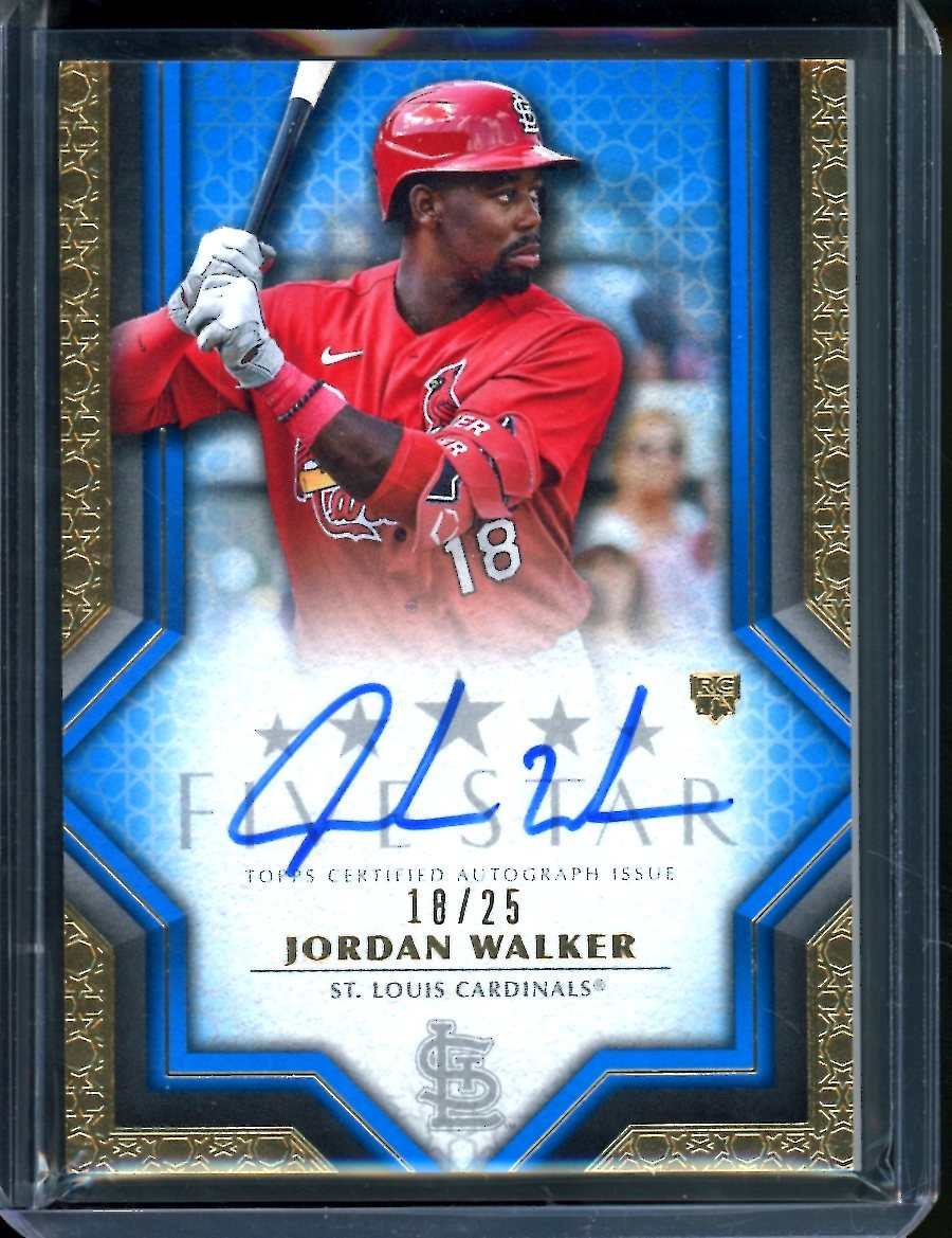 2023 Topps Five Star Jordan Walker Rookie Auto Blue /25 Cardinals - Trading Card Market
