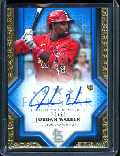 2023 Topps Five Star Jordan Walker Rookie Auto Blue /25 Cardinals - Trading Card Market