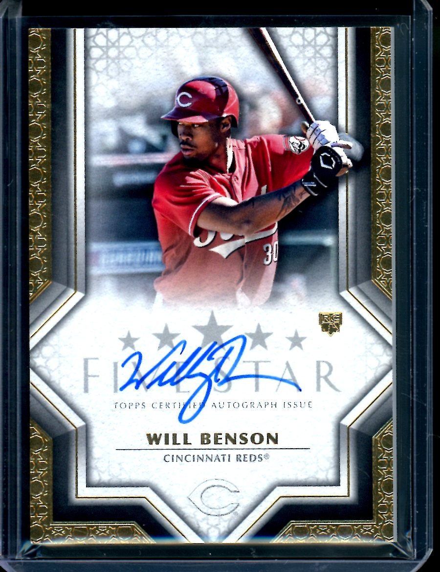 2023 Topps Five Star Will Benson Rookie Auto Reds - Trading Card Market