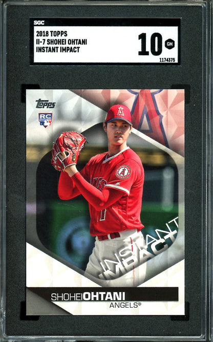 2018 Topps Shohei Ohtani Rookie Instant Impact SGC 10 Angels - Trading Card Market