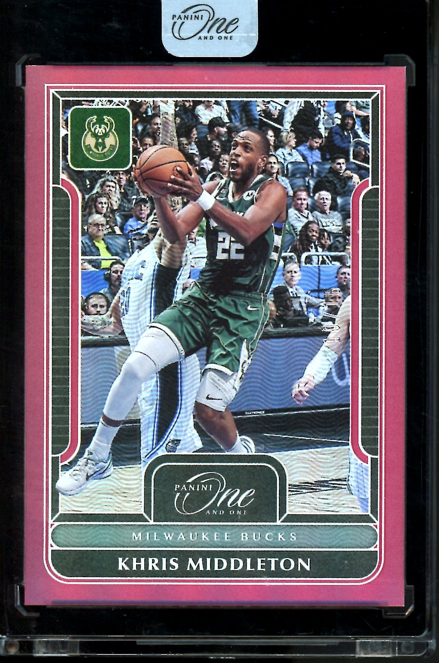 2022/23 Panini One & One Khris Middleton Red /15 Bucks