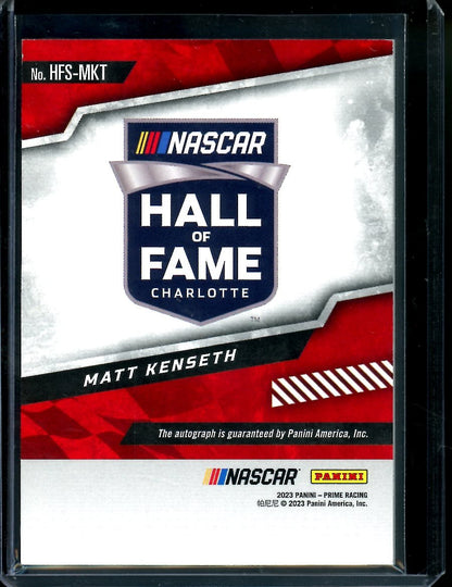 2023 Panini Prime Racing Matt Kemseth Hall of Fame Auto /25 NASCAR - Trading Card Market