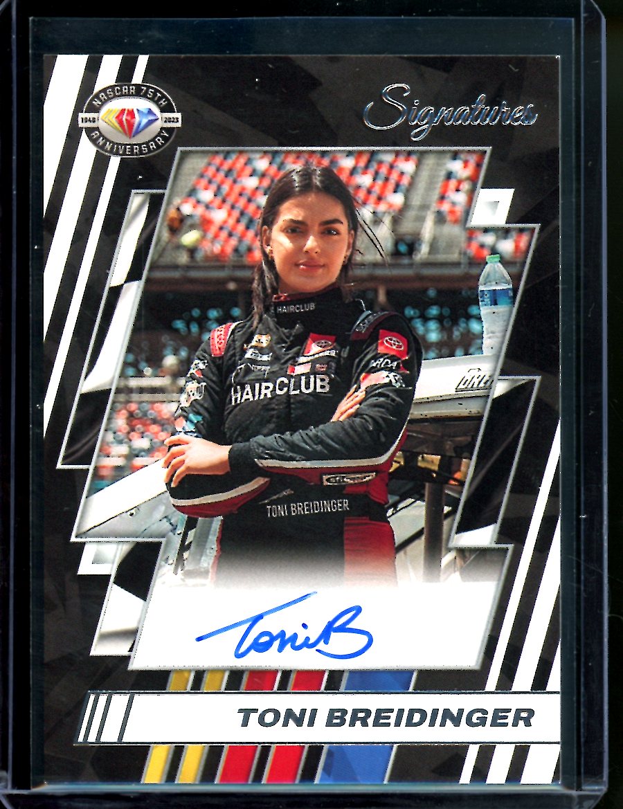 2023 Panini Prime Racing Toni Breidinger 75th Anniversary Signatures Auto NASCAR