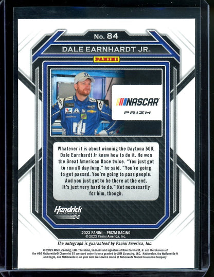 2023 Panini Prizm Racing Dale Earnhardt Jr. Silver Auto NASCAR - Trading Card Market