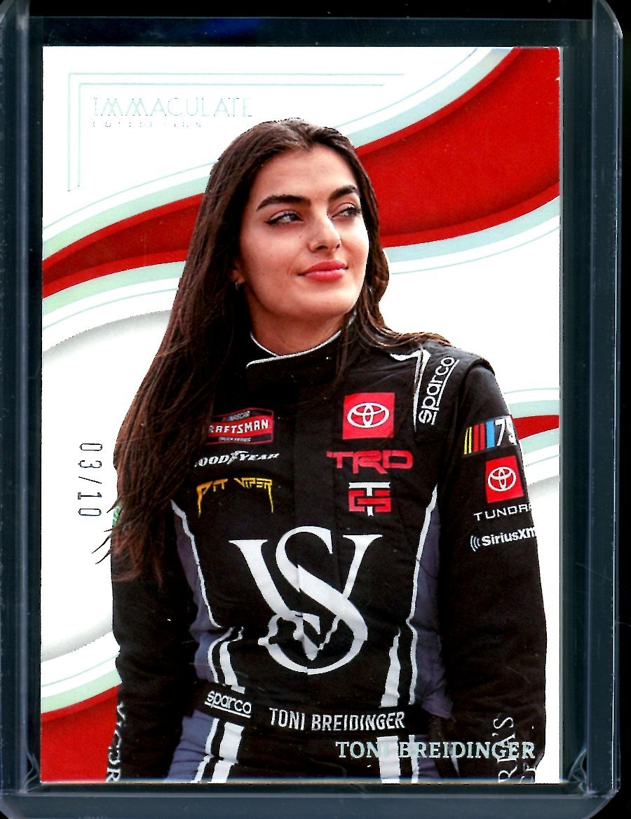 2023 Panini Chronicles Racing Immaculate Toni Breidinger Silver Holo /10 NASCAR - Trading Card Market