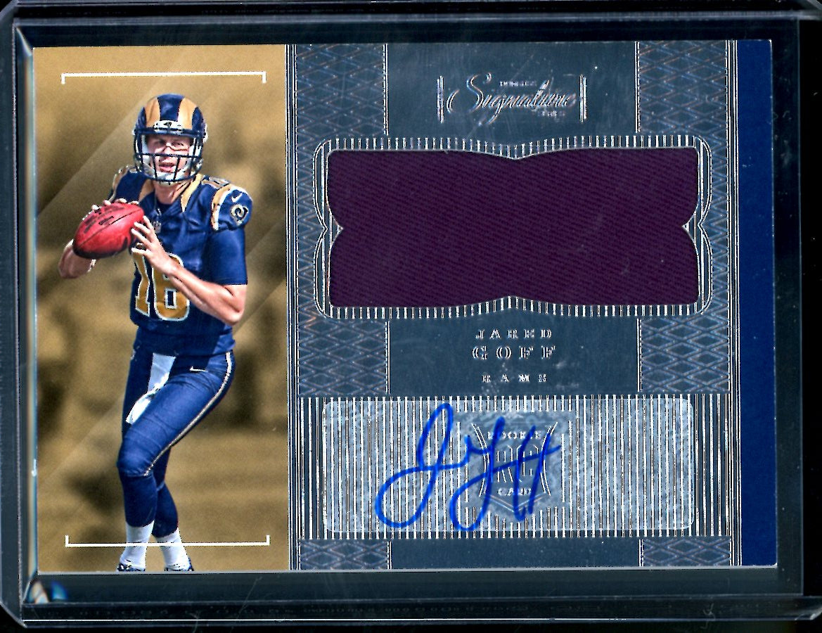 2016 Panini Donruss Signature Series Jared Goff Rookie RPA Rams