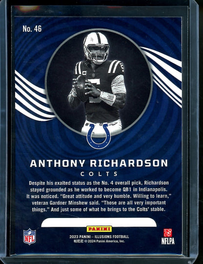 2023 Panini Illusions Anthony Richardson Rookie Colts - Trading Card Market
