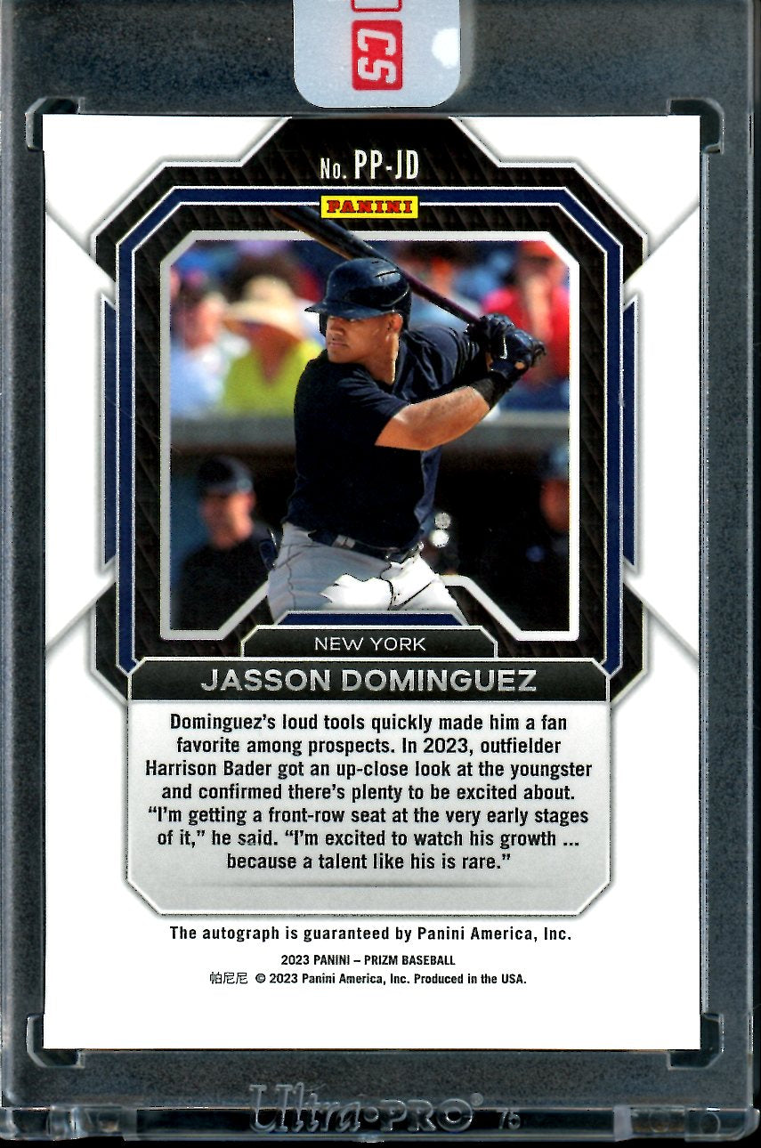 2023 Panini Prizm Jasson Dominguez Potential Penmanship Auto Yankees