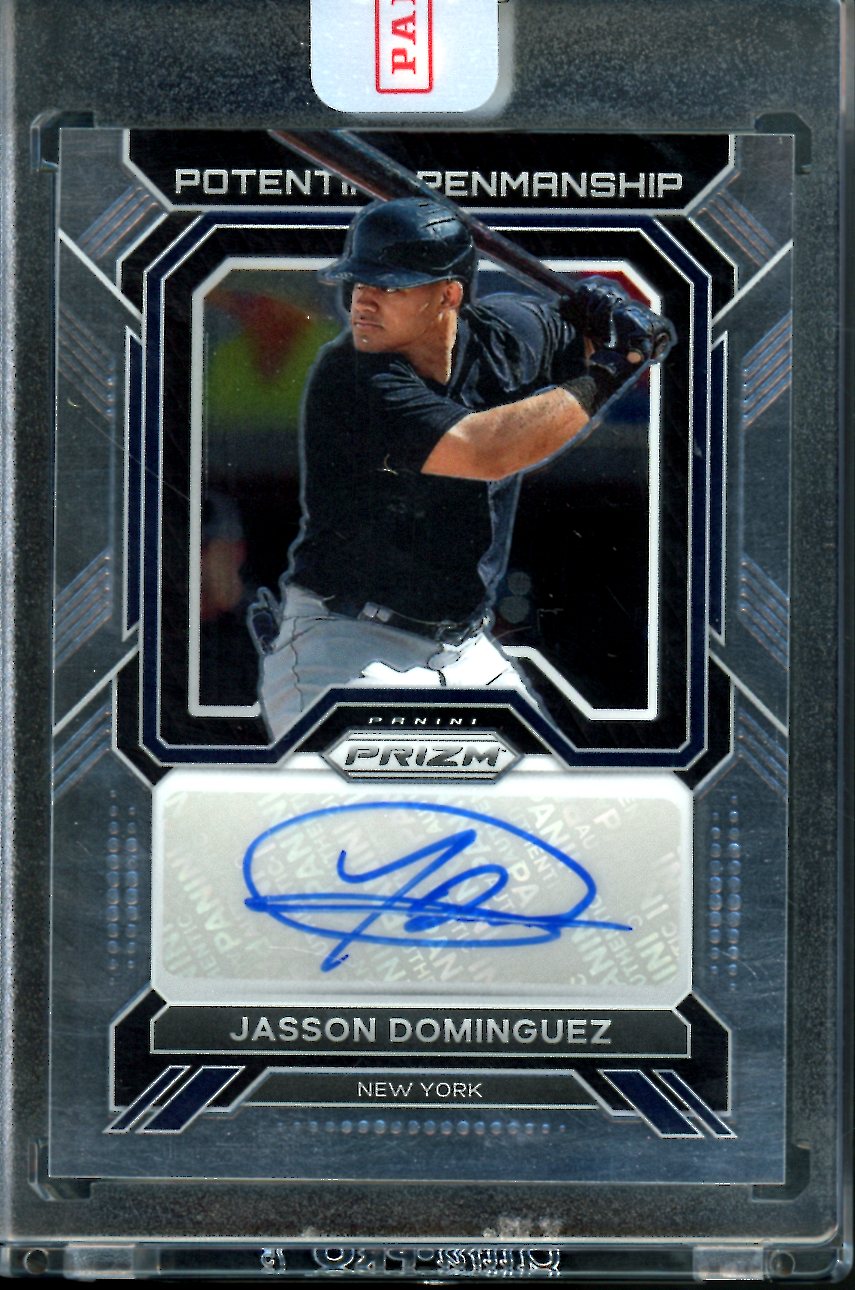 2023 Panini Prizm Jasson Dominguez Potential Penmanship Auto Yankees