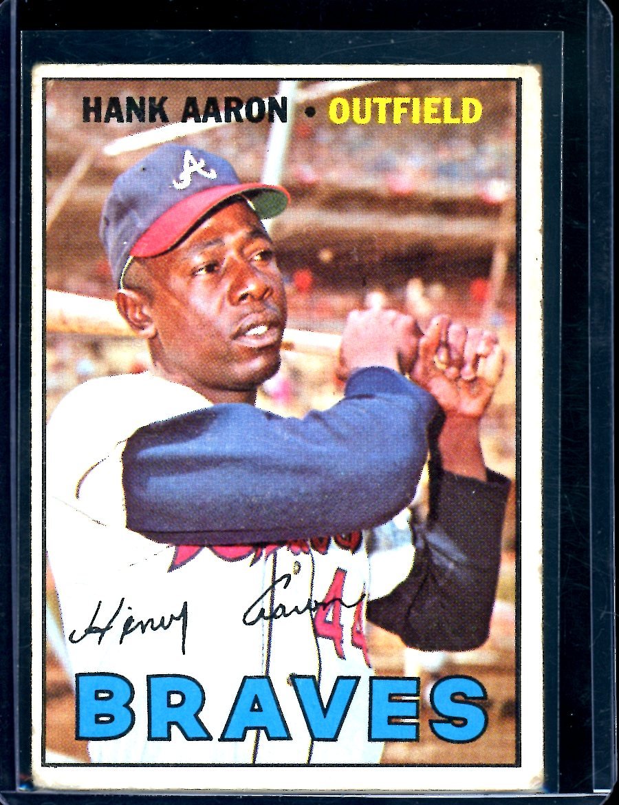 1967 Topps Hank Aaron 250 Braves - Trading Card Market