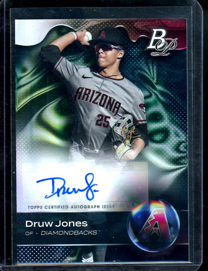 2023 Bowman Platinum Druw Jones Auto Diamondbacks - Trading Card Market