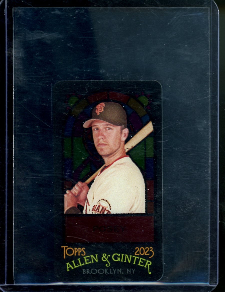2023 Topps Allen & Ginter Buster Posey Stained Glass SSP Giants - Trading Card Market