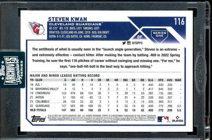2024 Topps Archives Signature Series Steven Kwan Auto /99 Guardians - Trading Card Market