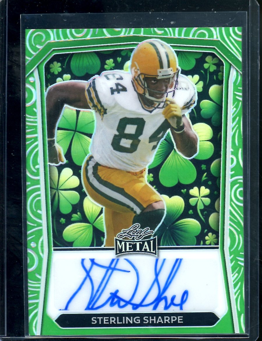 2024 Leaf St. Patrick's Day Sterling Sharpe Auto /2 Packers - Trading Card Market