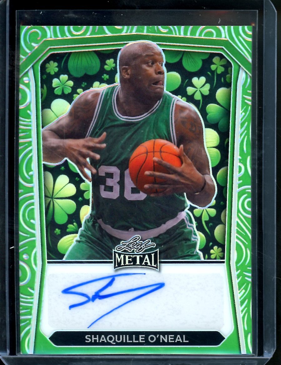 2024 Leaf St. Patrick's Day Shaquille O'Neal Auto /2 Celtics - Trading Card Market