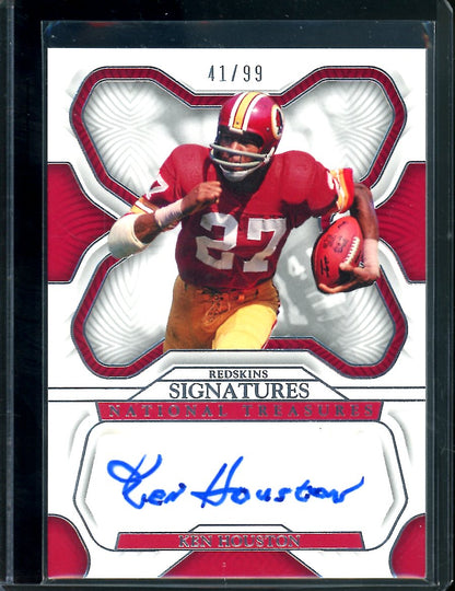 2022 Panini National Treasures Ken Houston Signatures Auto /99 Redskins
