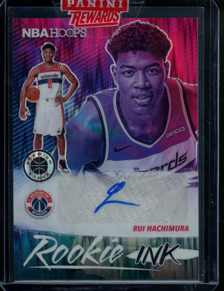 2019/20 Panini NBA Hoops Rui Hachimura Rookie Shock Auto Wizards – Trading  Card Market