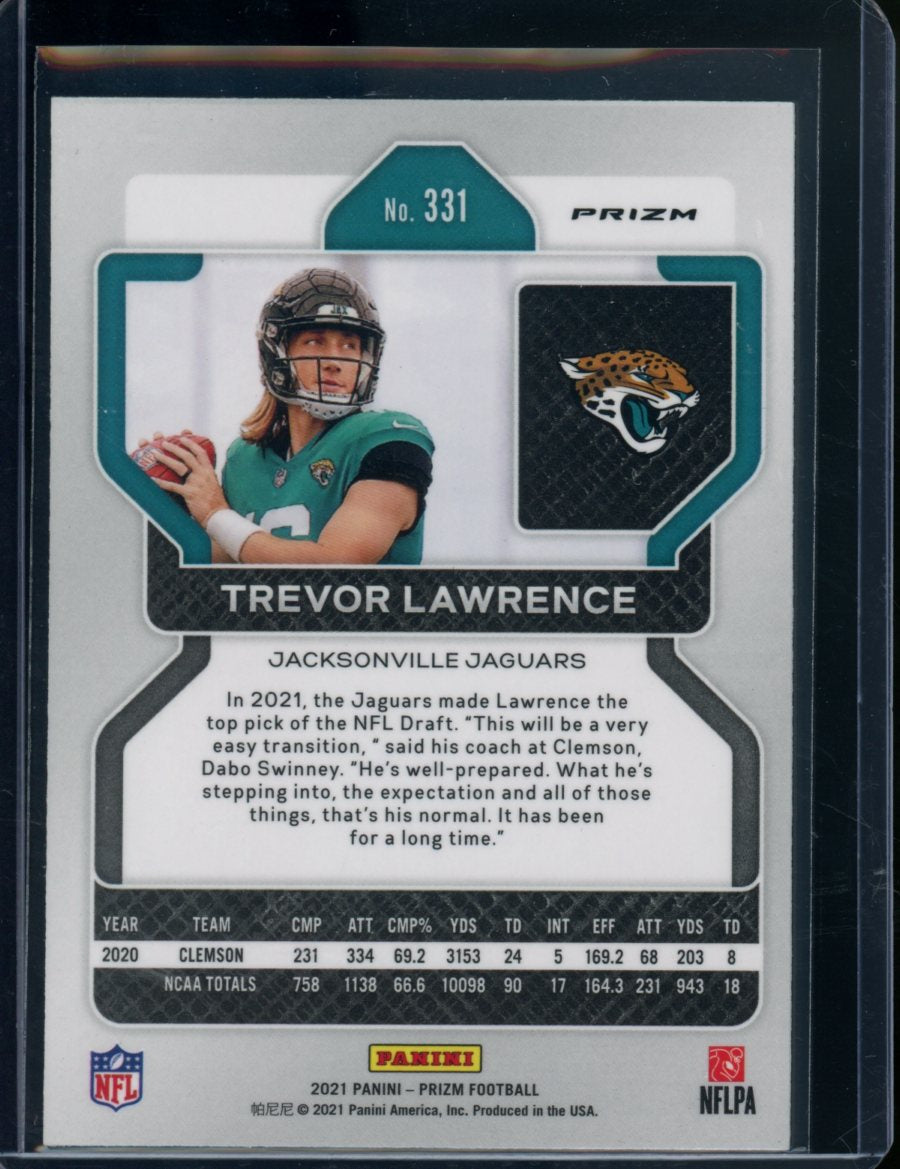 2021 Panini Prizm Trevor Lawrence Rookie Silver Jaguars – Trading Card  Market