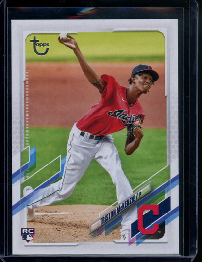 2021 Topps Triston McKenzie Rookie Vintage Stock /99 Guardians