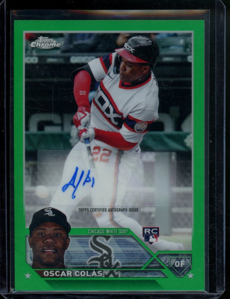 2022 Oscar Colas -- Bowman Chrome - It Came to the League - Mega Box 2024 Auto 81/99