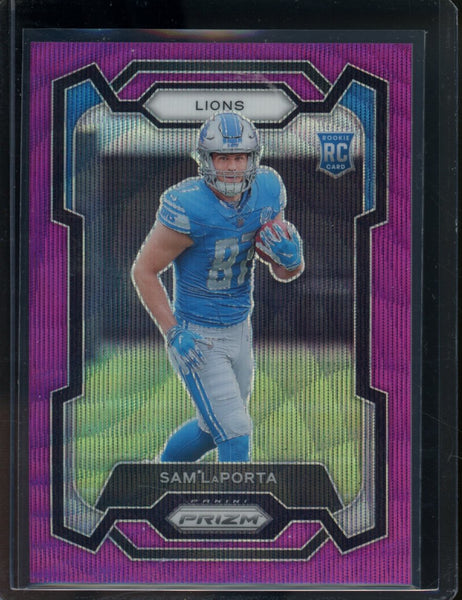 LARS NOOTBAAR 2022 PANINI PRIZM PURPLE SHIMMER 2024 ROOKIE AUTO #'rd 5/7 !!!