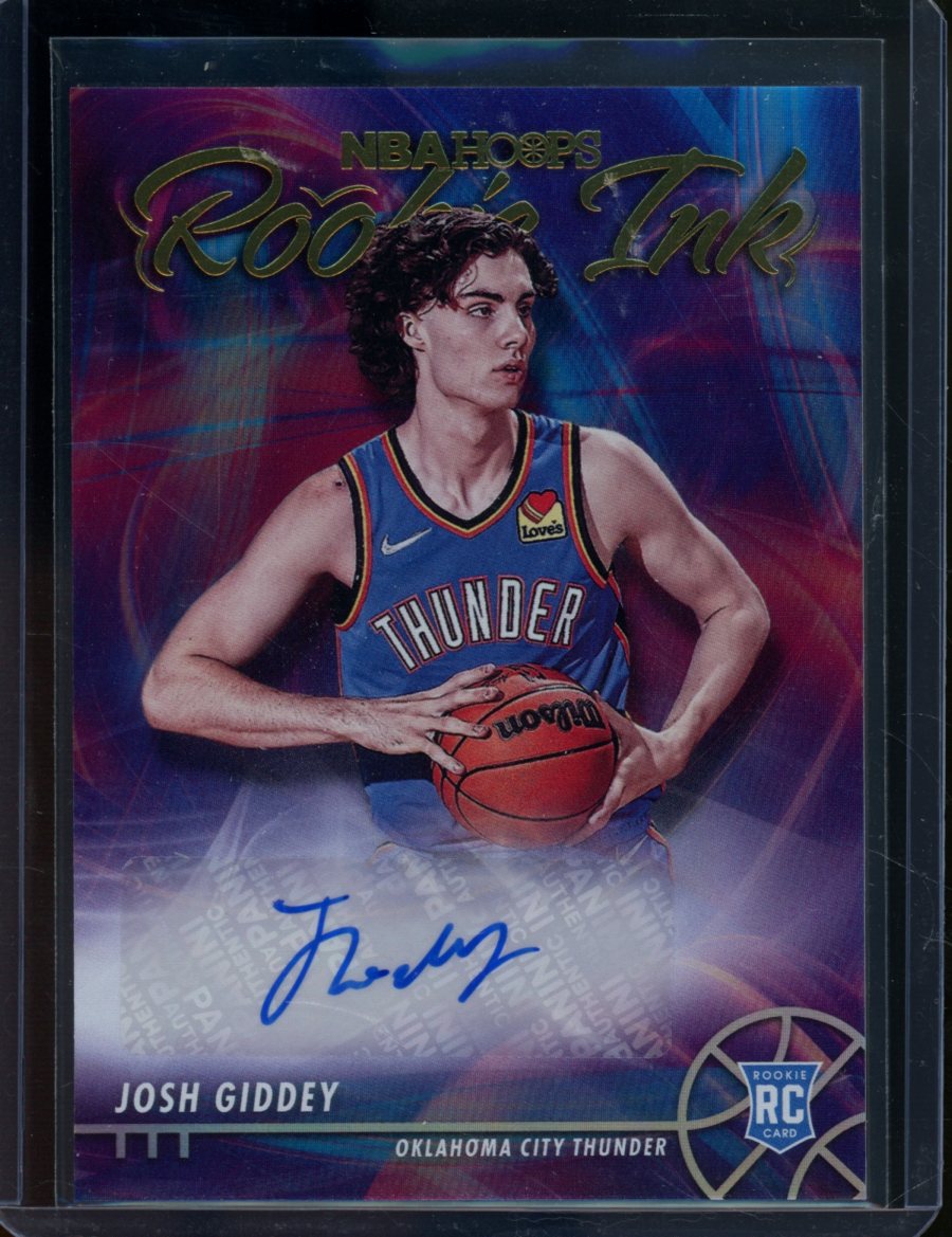 2021 Panini Hoops Josh Giddey Rookie Ink Auto Thunder