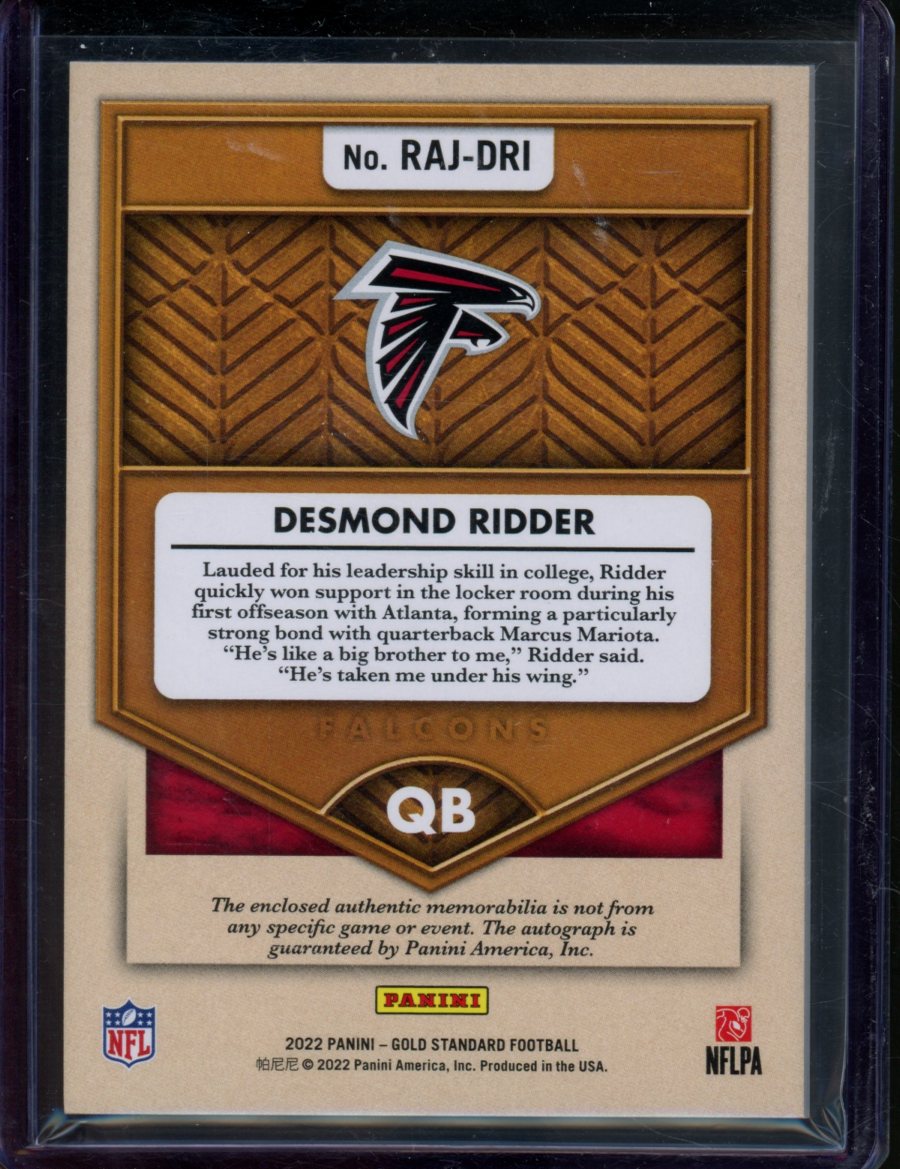 Desmond Ridder origins rc Patch nasty store /49