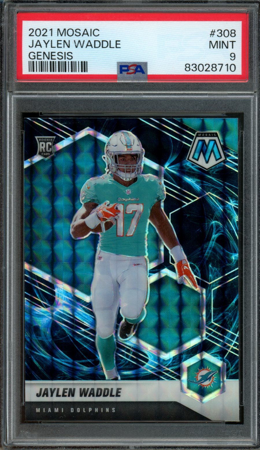 Jaylen Waddle 2021 Panini selling Mosaic