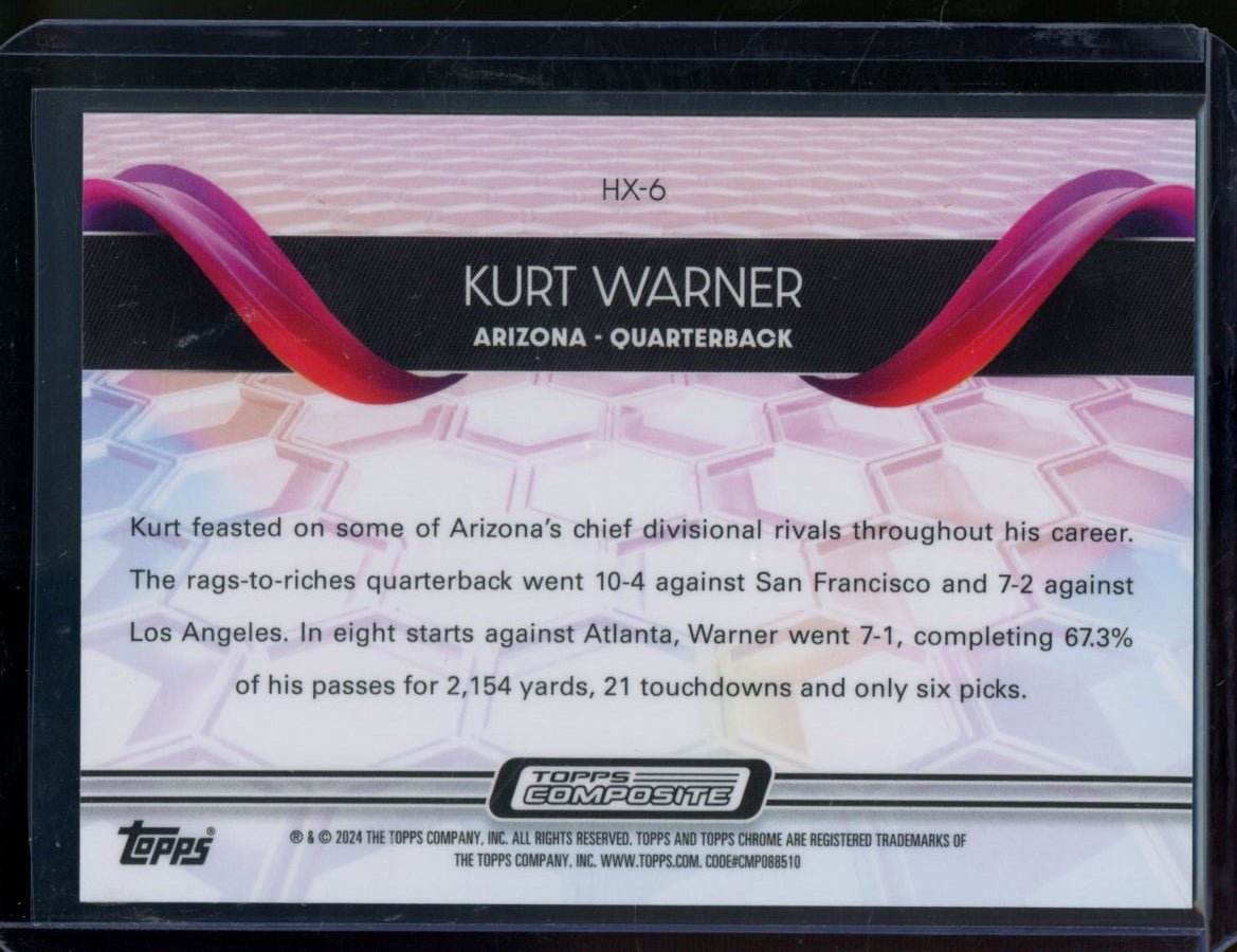 2024 Topps Chrome Composite Kurt Warner Helix SSP Cardinals - Trading Card Market
