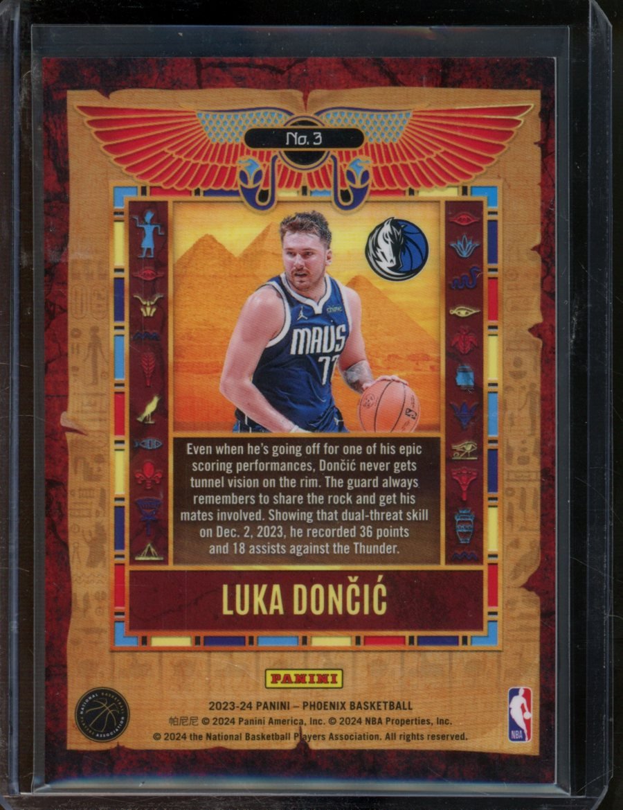 2023 Panini Pheonix Luka Doncic Phoenician SSP Mavericks Trading Card