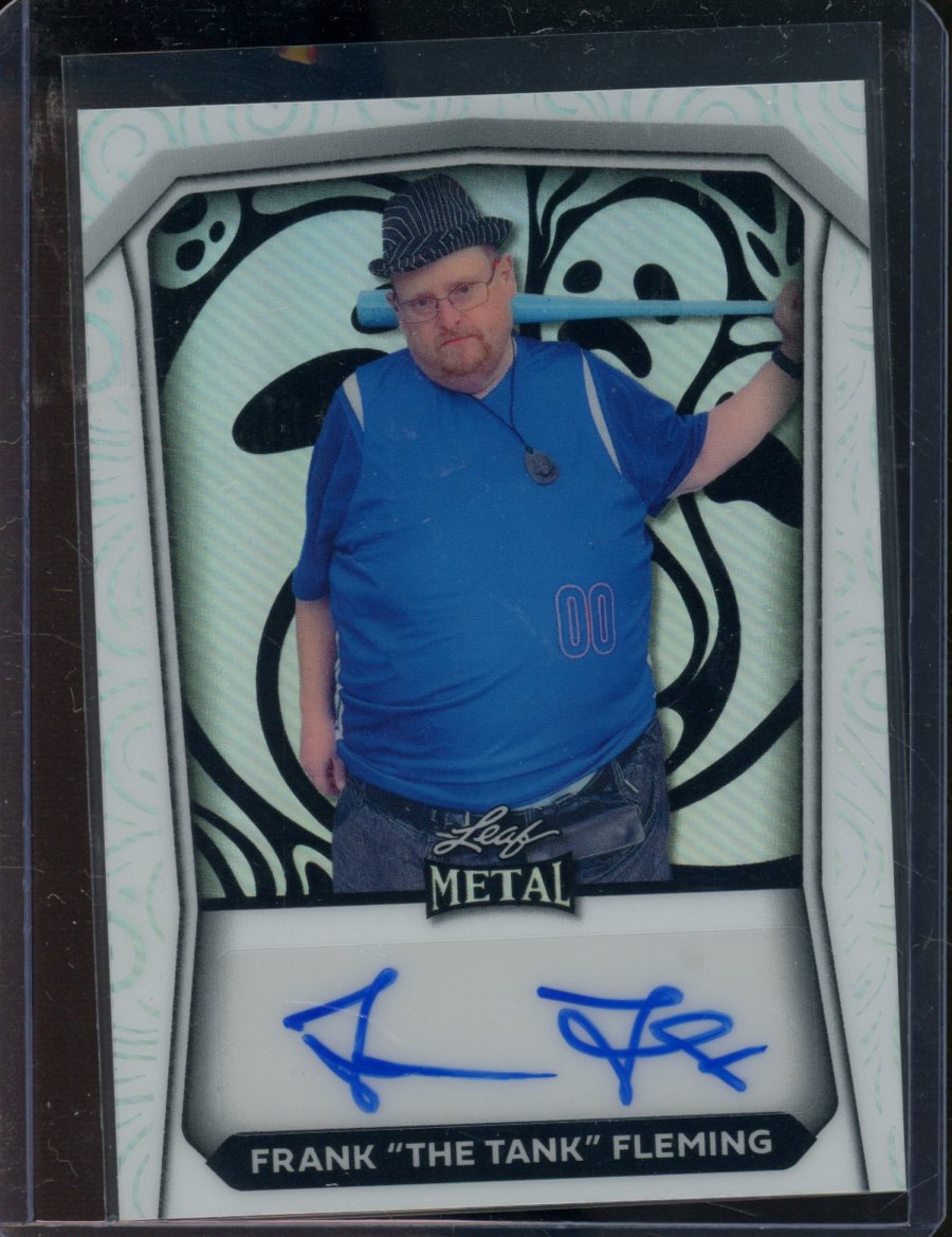 2024 Leaf Metal Halloween Frank Fleming Auto Ghost /2 Barstool